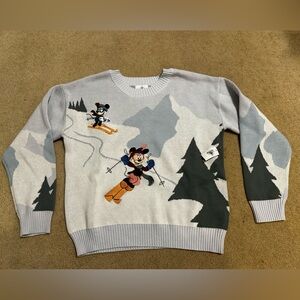 Minnie Mouse and Friends Holiday Homestead Sweater for Women, size XS